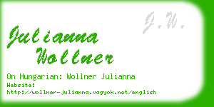 julianna wollner business card